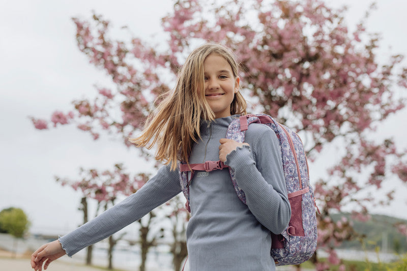 Beckmann Junior Sport Rucksack – Pink Quilt – aus recycelten Materialien