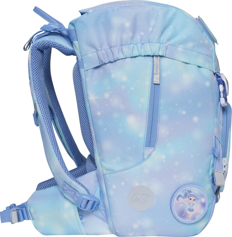 Beckmann Schulrucksack Classic – Star Princess – mit Leuchteffekt