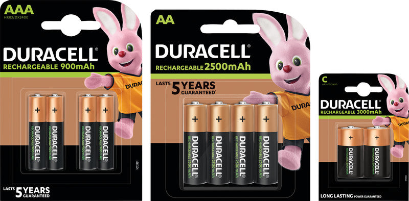 Duracell Akku 1,2 V 2500 mAh 3,00 Wh Ni-MH – für Geräte