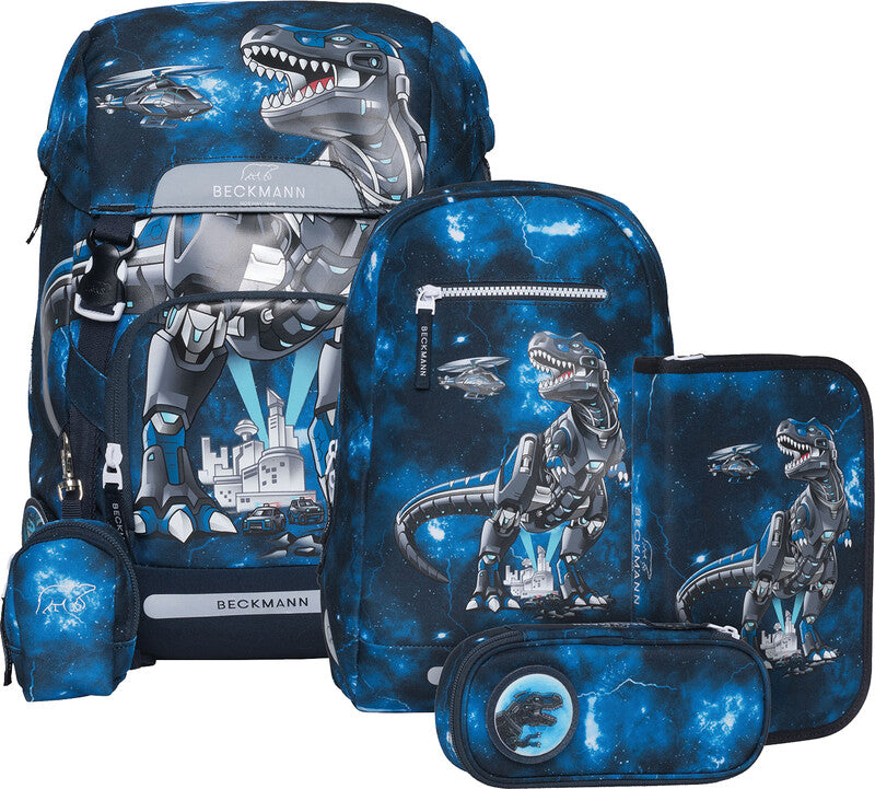 Beckmann Schulrucksack – Classic 1st – 6-teilig – Tech Rex
