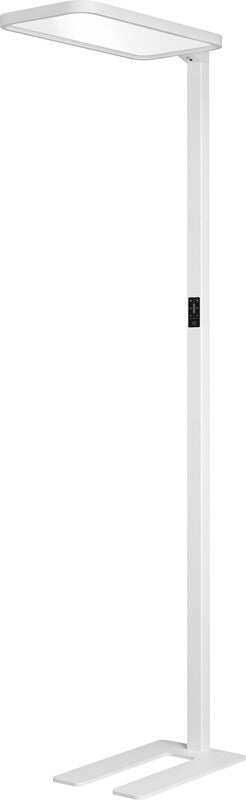 Hansa Saphir Plus Stehleuchte – 4000 K Neutralweiss, dimmbar, mit Bewegungs- & Tageslichtsensor, 11000 lm