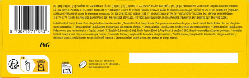 Swiffer Nachfüllpackung Reinigungstücher – für Swiffer Staubmagnet, gelb, 18 Stk.