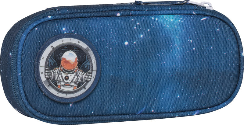 Beckmann Classic Schulrucksack 1st – 6-teilig – Space Mission – mit Leuchteffekt