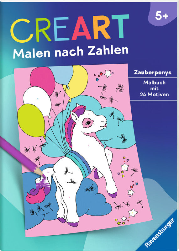Ravensburger Zauberponys Malbuch, Karton, 21 × 29,5 cm, Mehrfarbig, ab 5 Jahren