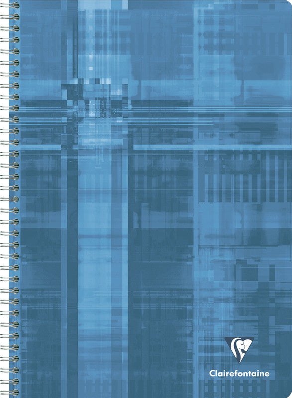 Clairefontaine Spiralheft, A4, liniert, Spiralbindung, Karton, 90 Blatt, 90 g/m² – farbig sortiert