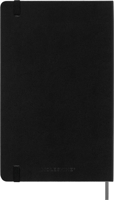 Moleskine Notizbuch, Leimbindung, Hardcover, 176 Seiten, 100 g/m² – schwarz, für MOLESKINE Notes-App