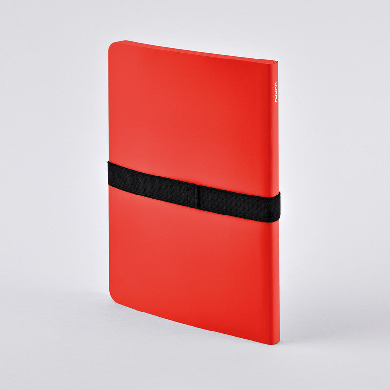 nuuna Notizbuch Not White L Light, A5, 176 Seiten – Rot