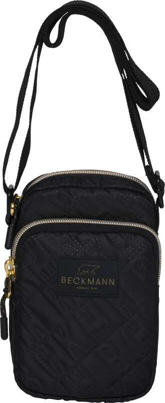 Beckmann Umhängetasche – Motiv Black Gold, 11 × 17 × 5 cm, Polyester (PES)