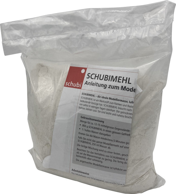 Schubi Modelliermehl – Weiss – 800 g – für Basteln