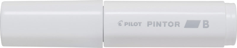 Pilot Pintor Kreativ-/Pigmentmarker – Keilspitze 8 mm, Weiss, Deckend, Geruchsarm – Für Viele Oberflächen