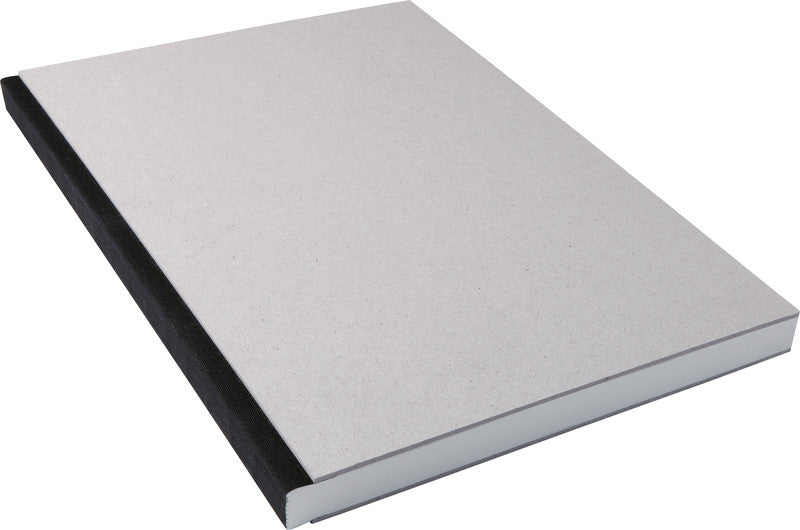Kunst&papier Kunst & Papier – Skizzenbuch, A4, 100 g/m², 144 Seiten, grau, säurefrei