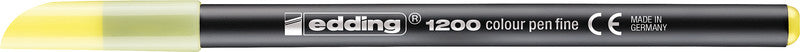 Edding Fasermaler, Strichbreite 1 mm, 6 Farben