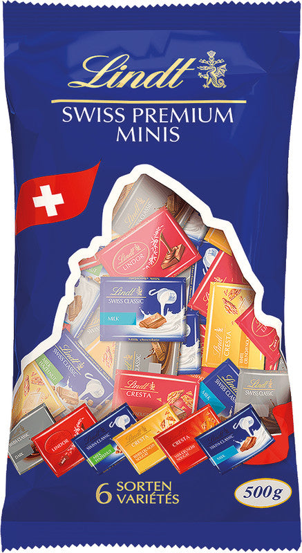 Lindt Napolitains – sortiert, einzeln verpackt, 76 Stück (500 g)