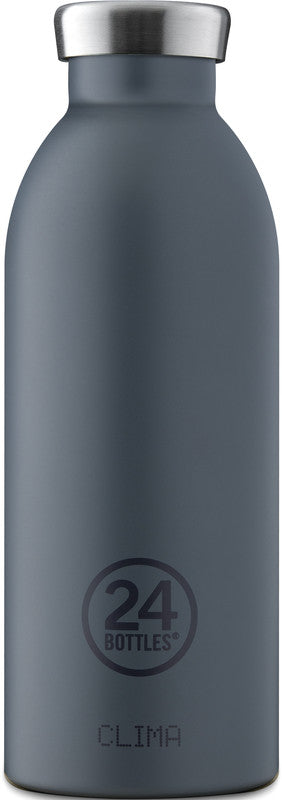 24Bottles Trinkflasche Clima – 5 dl – Edelstahl, isoliert, Schraubverschluss – Formal Grey