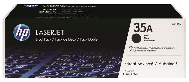 HP Toner-Multipack 35A – Schwarz, 1500 Seiten