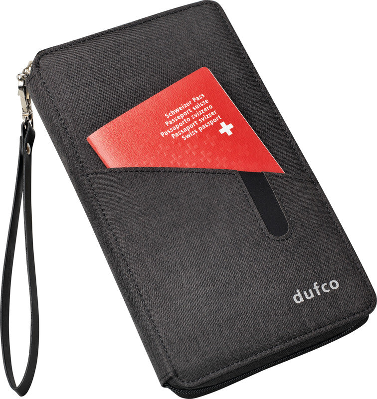 Dufco Tablet-Schutzhülle – Bis 15,2 cm (6"), Anthrazit, Textil