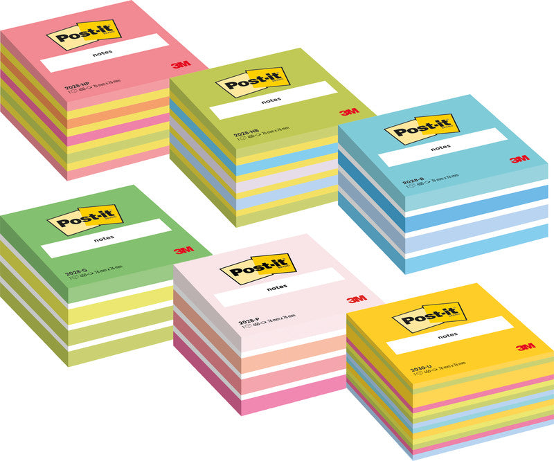 Post-it Haftnotizen – 76×76 mm – Pastellpink, 450 Blatt, PEFC