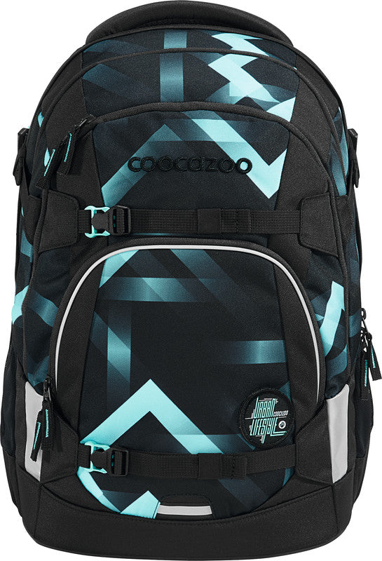 Coocazoo Rucksack Mate – Laser Lights – 30,0 × 44,0 × 23,0 cm – aus 100% recyceltem PET
