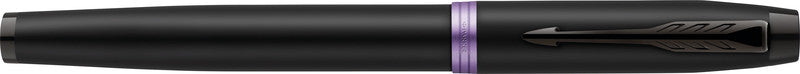 Parker IM Professionals Vibrant Rings – Tintenroller, mit Kappe, 0,5 mm, Schwarz