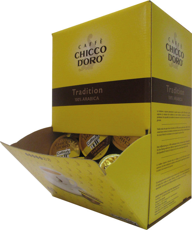 Chicco d'Oro Kaffeekapseln Tradition 100% Arabica – für Caffitaly – Intensität 4/7 – 40 Kapseln