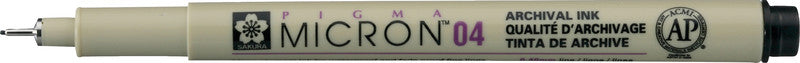 Sakura Pigma Micron Fineliner 0,4 mm – schwarz – wasserfest