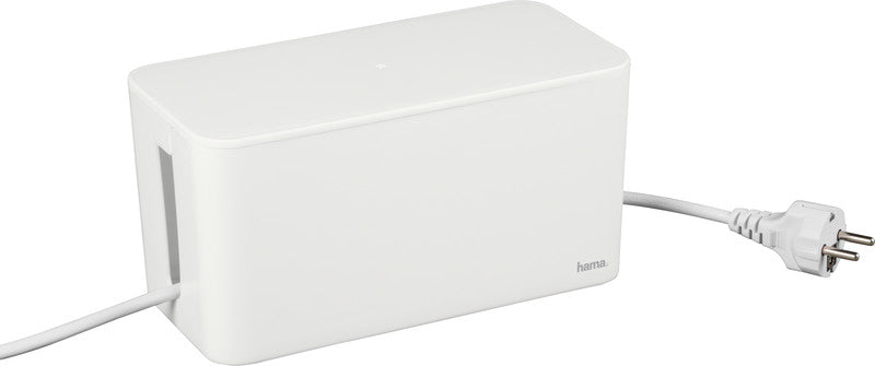 Hama Kabelbox – 230 × 118 × 115 mm, Kunststoff, Weiss