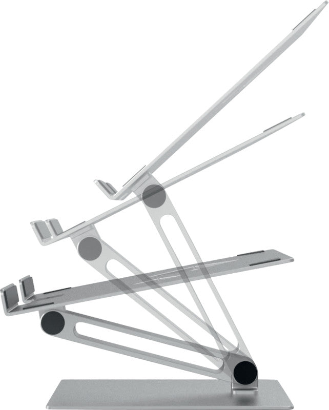 Durable Tablet-/Notebookhalter – für Notebooks und Tablets 10–17", Aluminium, silber metallic