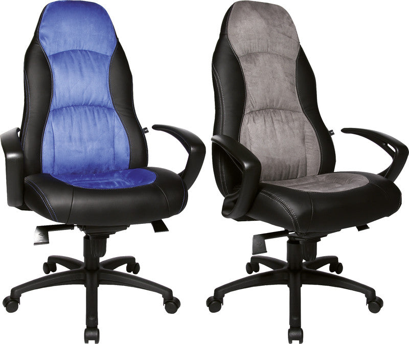 Topstar Chefsessel Speed Chair – Sitzhöhe 42-50 cm, 110 kg, blau
