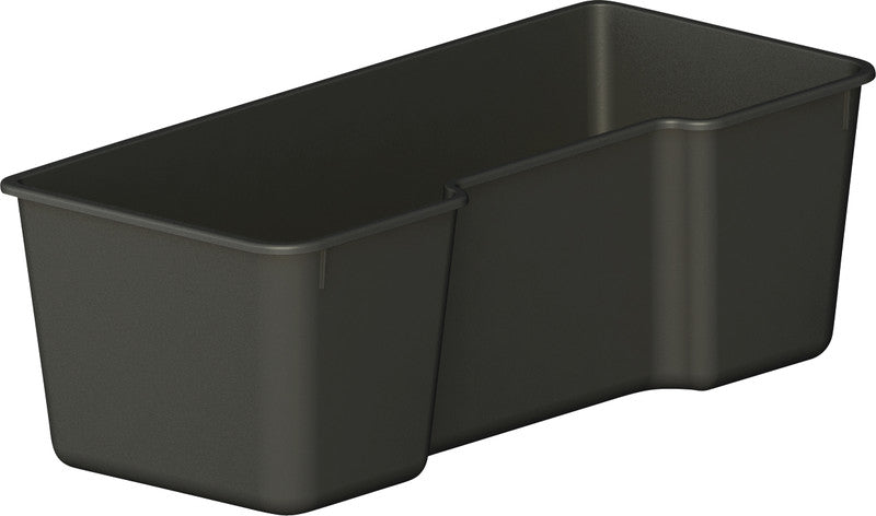 Rotho Korb Evo – Kunststoff, anthrazit, 36,5 × 16,6 × 12,2 cm