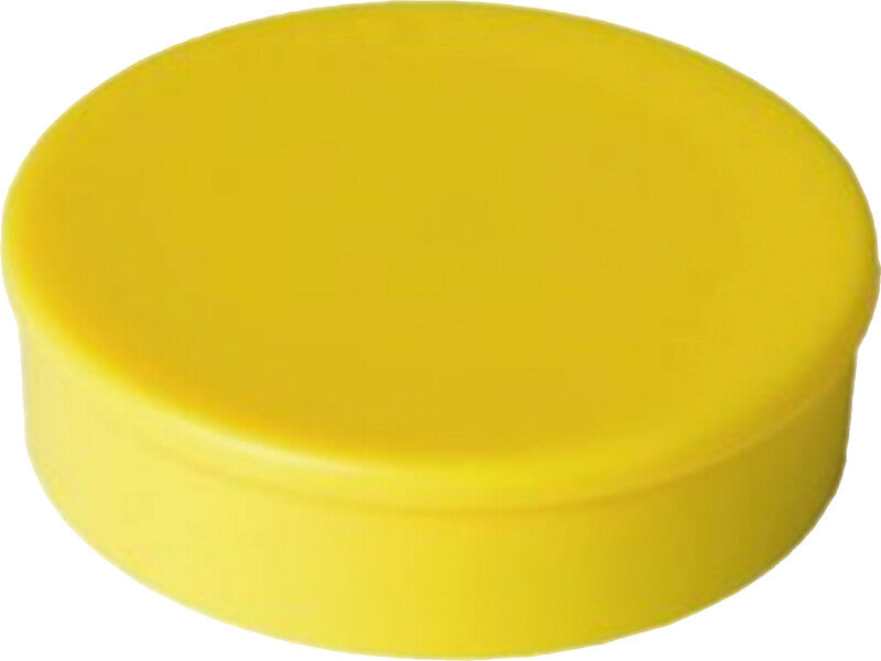 Berec Tafelmagnete – Ø 30 mm, 10 Stk., gelb