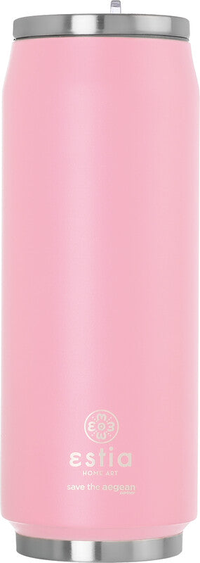 Estia Thermobecher – 5 dl – Edelstahl, isoliert, Schraubverschluss – Blossom Rose