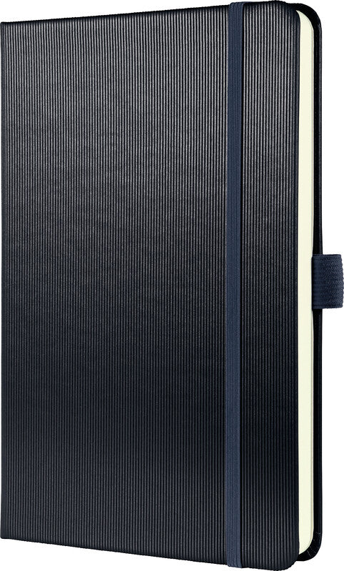 Sigel Notizbuch Conceptum Metallic Edition, A5, liniert, Fadenheftung, 194 Seiten, 80 g/m² – grau