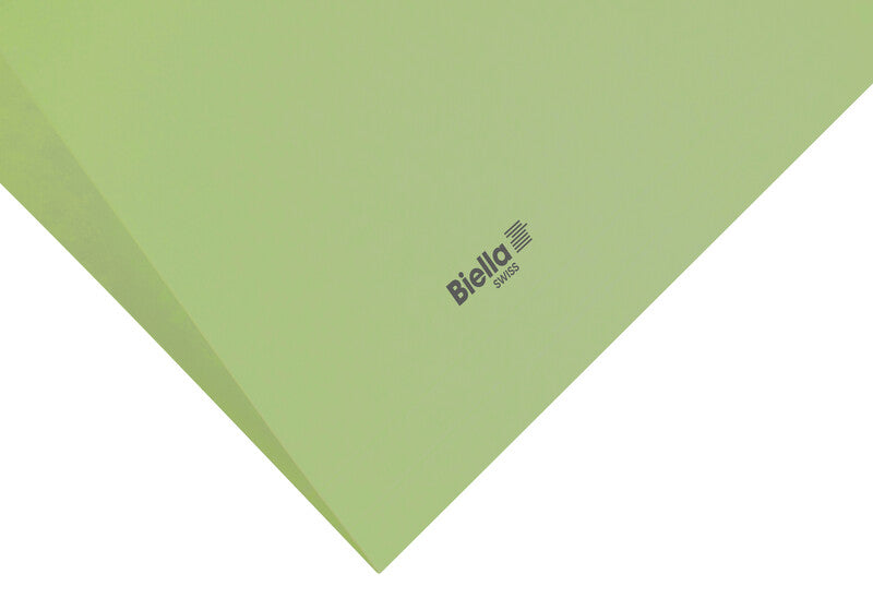 Biella Hängeordner für A4 – Karton, Hellgrün, 320 × 250 mm, mit Vordruck