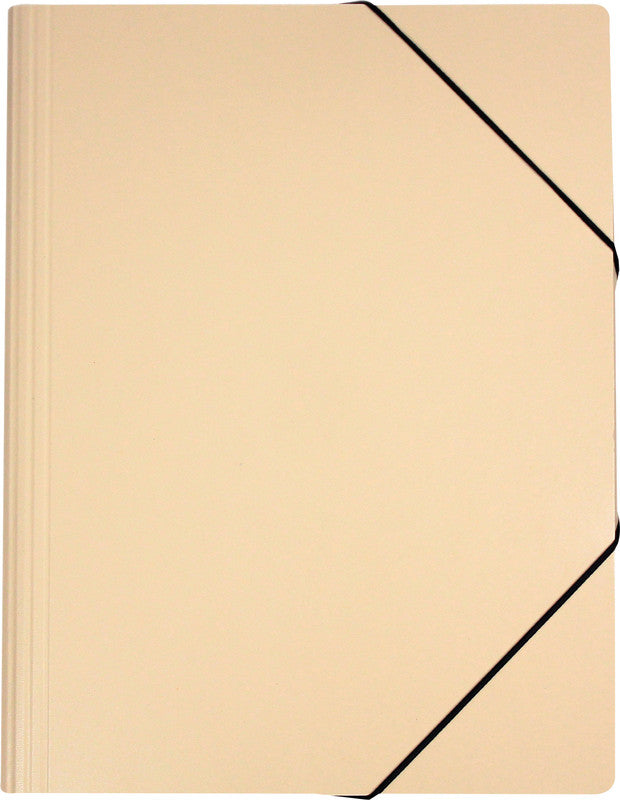 Erola Sammelmappe für A4, Karton, chamois, mit Gummizug