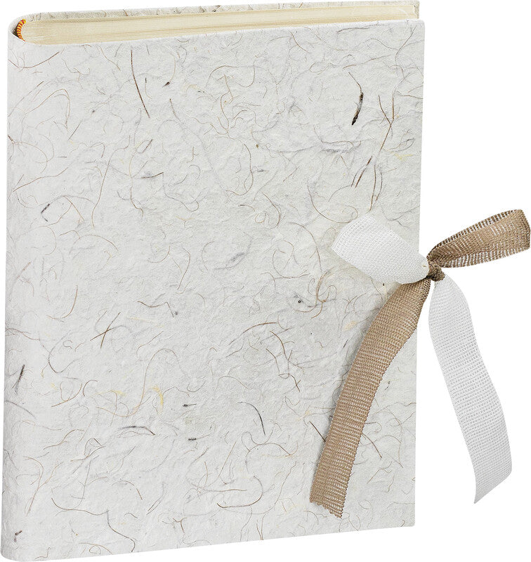 ZEP Gästebuch AGATA – Pergaminzwischenblätter – 60 Seiten – 300 × 300 mm – gebunden, weiss