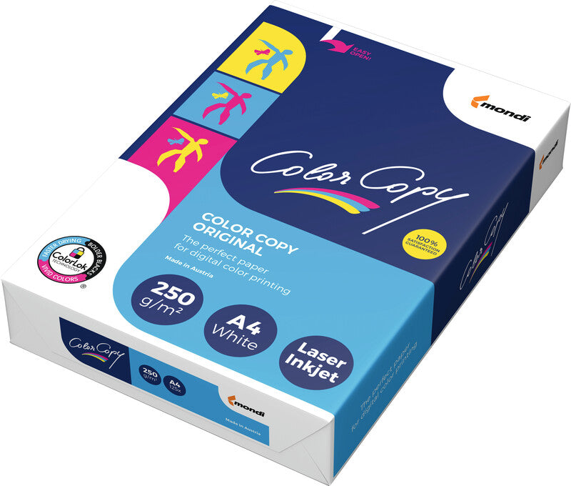 Color copy Kopierpapier – A4, 100 g/m², hochweiss – für Inkjet/Laser/Kopierer – FSC – 500 Blatt