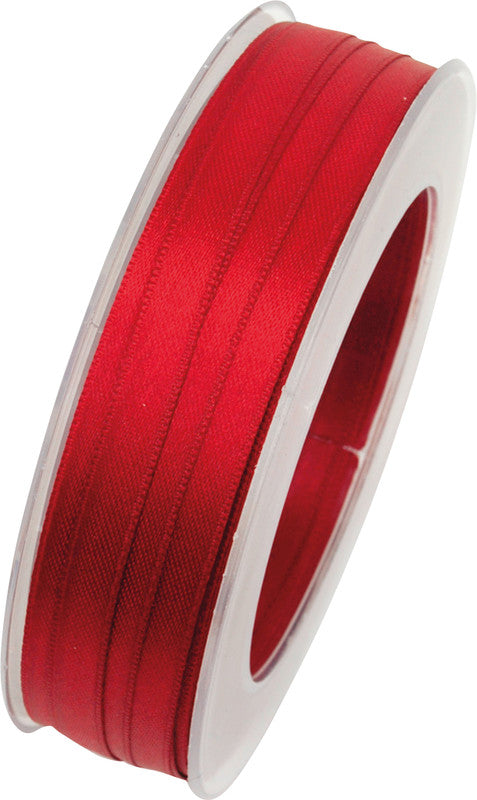 Goldina Satinband – echte Webkante – 10 mm × 4 m – Rot