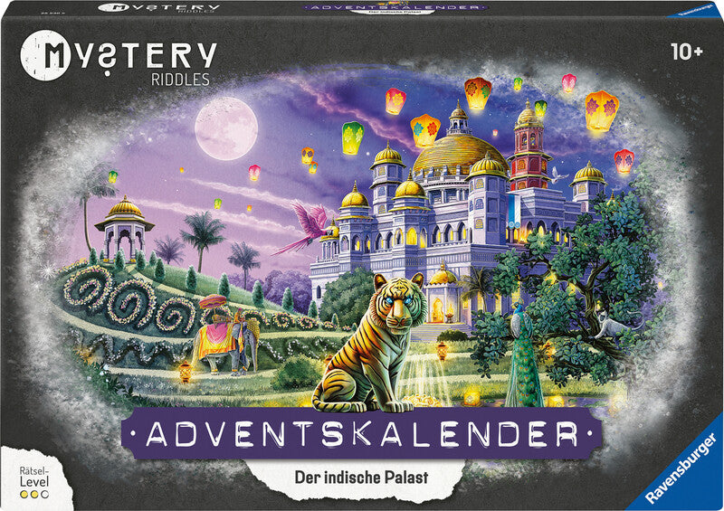 Ravensburger Adventskalender Der indische Palast – 50 × 34 × 5 cm, mit Rätseln