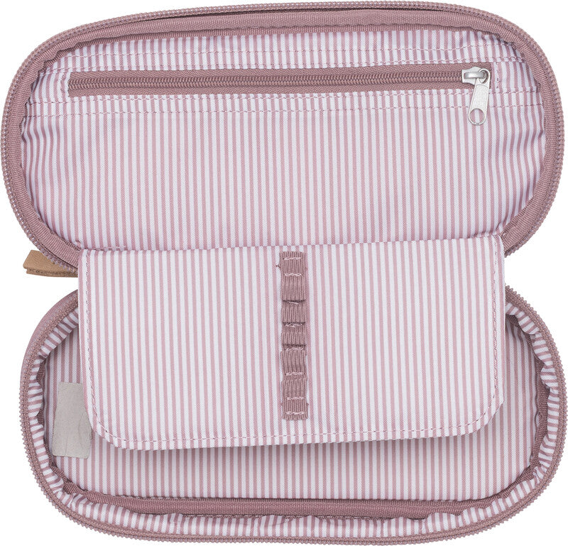 Beckmann City Etui, leer – Purple Rose – Kunststoff – 22,0 × 5,0 × 10,0 cm