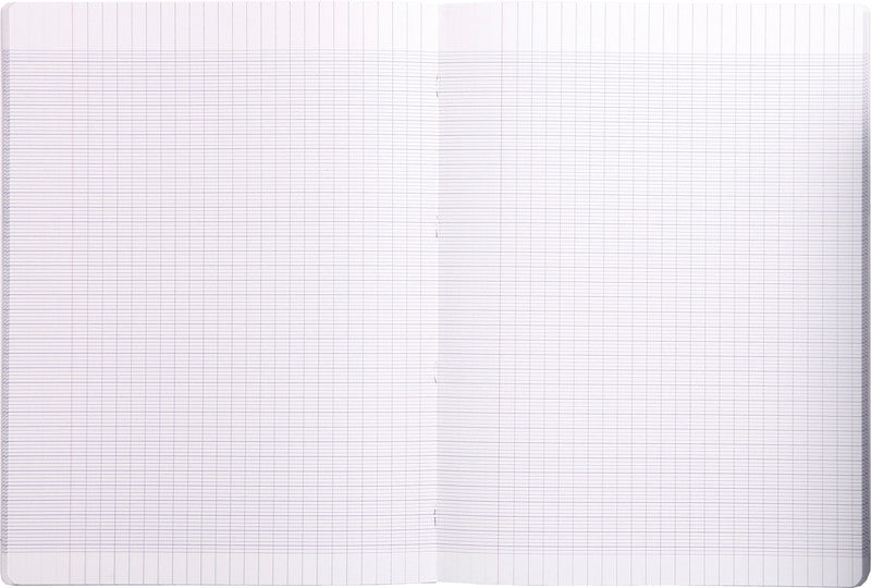 Clairefontaine Notizheft, A4+, séyès 8 × 3 mm, geheftet, Karton, 96 Seiten, 90 g/m² – sortiert