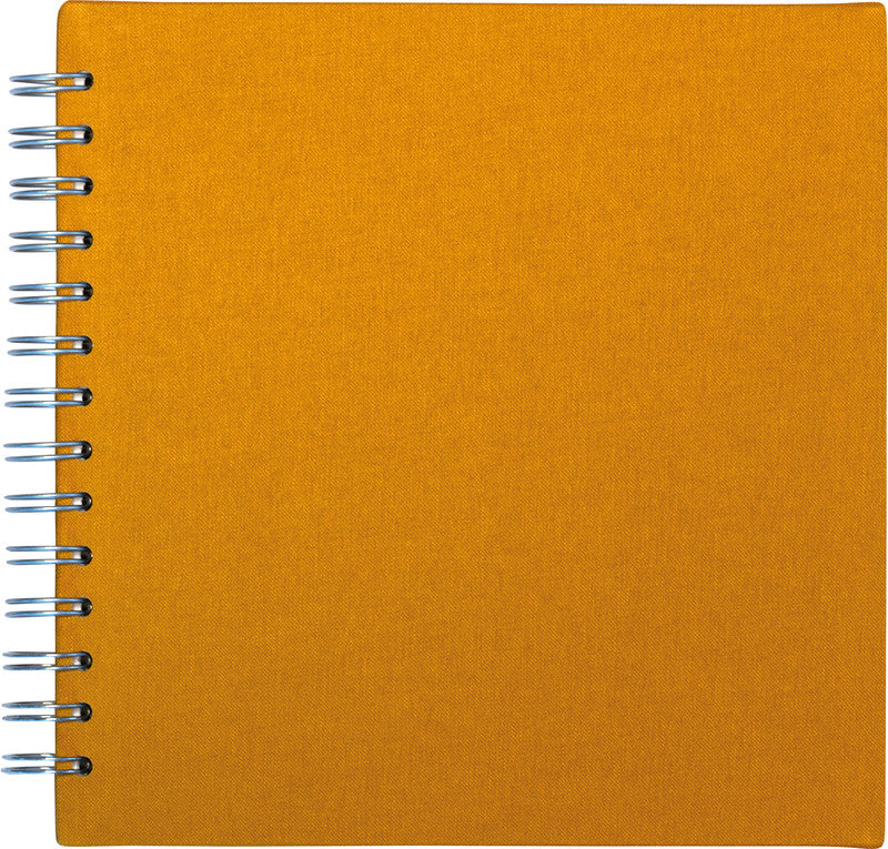 Eibert Fotoalbum Square – für 200 × 200 mm, Curry, Textil