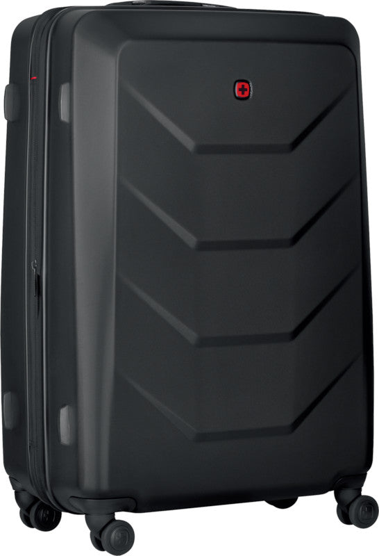 Wenger/SwissGear Wenger Trolley Prymo – 93 l, Hartschale PC, 4 Doppelrollen, mit TSA, schwarz, 52 × 76 × 30 cm