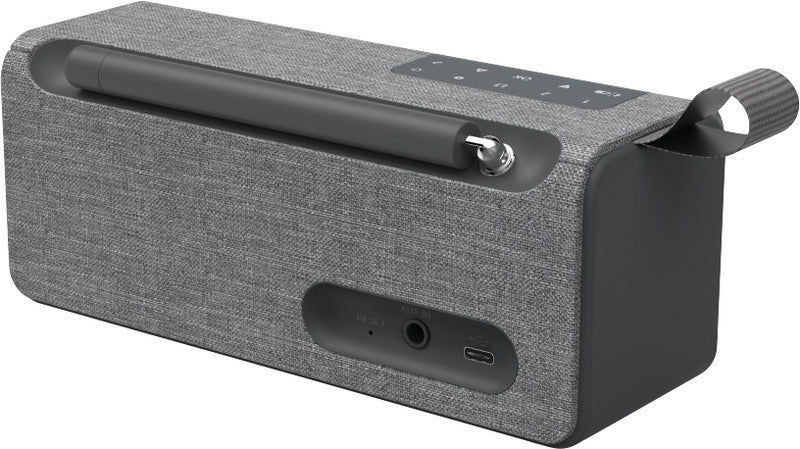 Hama DR200BT Tragbares Radio – DAB+/UKW, Bluetooth, Netz/Akku, Grau