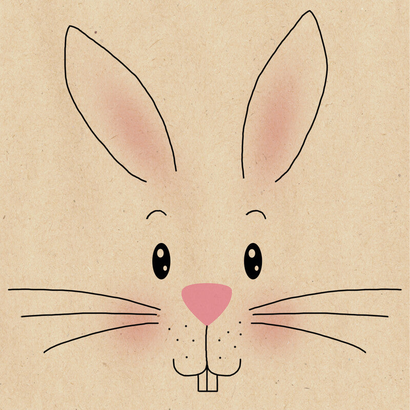 Atelier Servietten White Bunny – 33 × 33 cm – 3-lagig, Tissue – 20 Stk.
