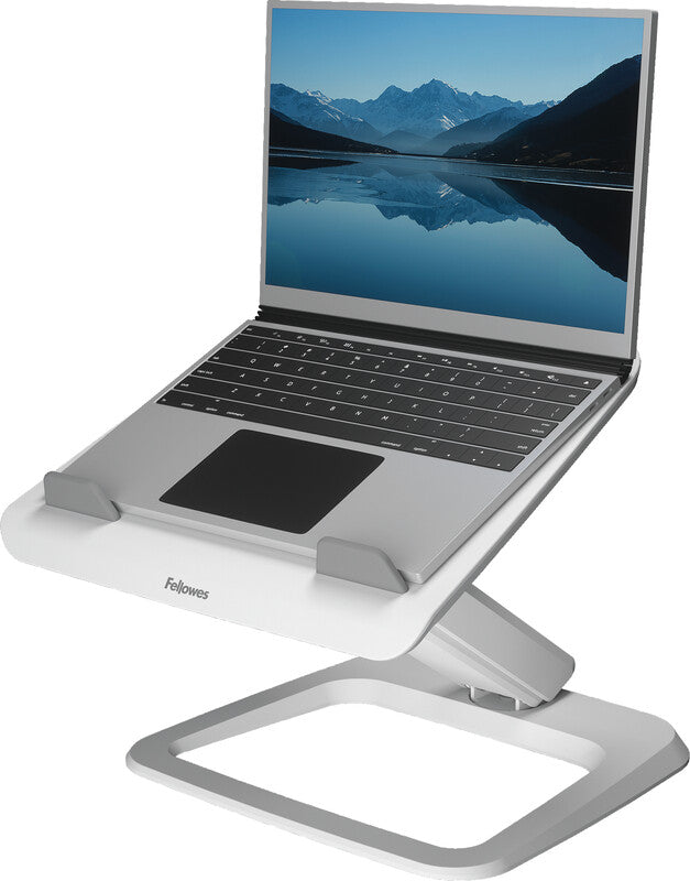 Fellowes Hana LT Notebookhalter – Metall, Weiss
