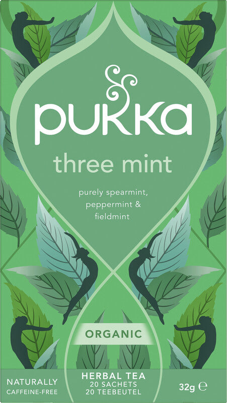 Pukka Three Mint – Teebeutel, Bio-Kräutertee – 20 Beutel