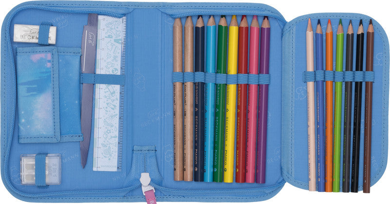 Beckmann Classic 1st Schuletui, gefüllt, 21-teilig – Fairytale – Kunststoff – 20,5 × 13,3 × 3,8 cm