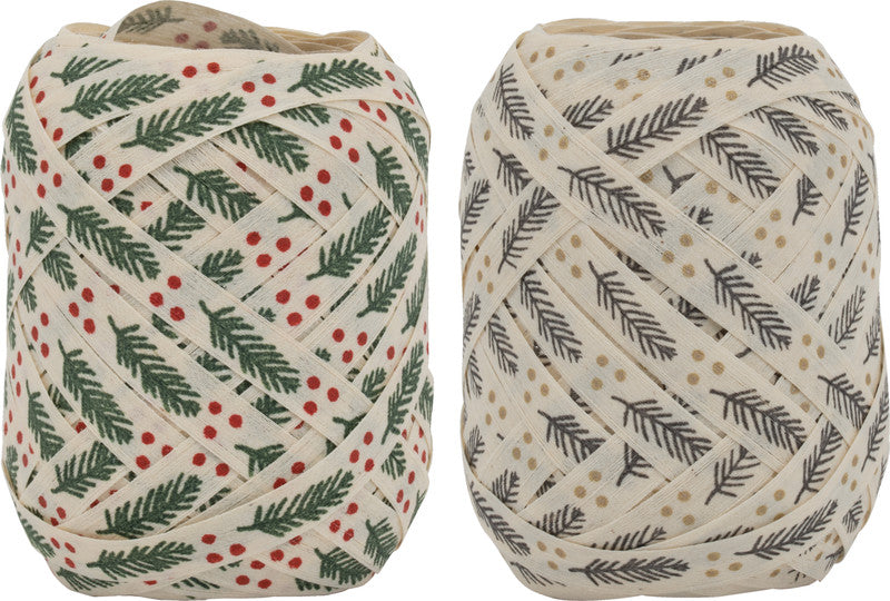 Goldina Geschenkband – Tannengrün – Baumwolle, 10 mm × 12 m – 12 Knäuel