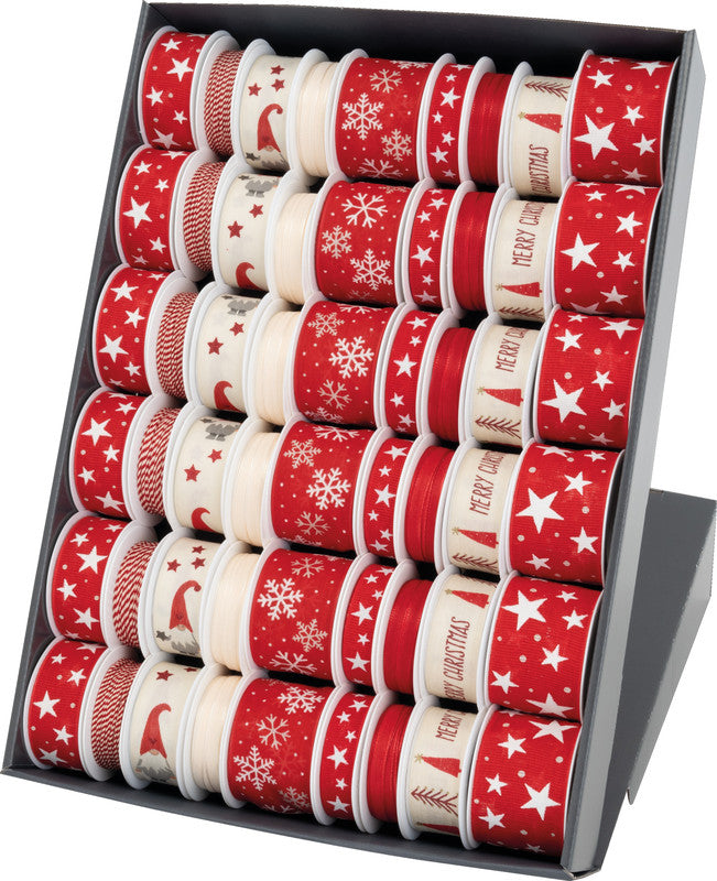 Goldina Geschenkband – Weihnachten – Seide, sortiert