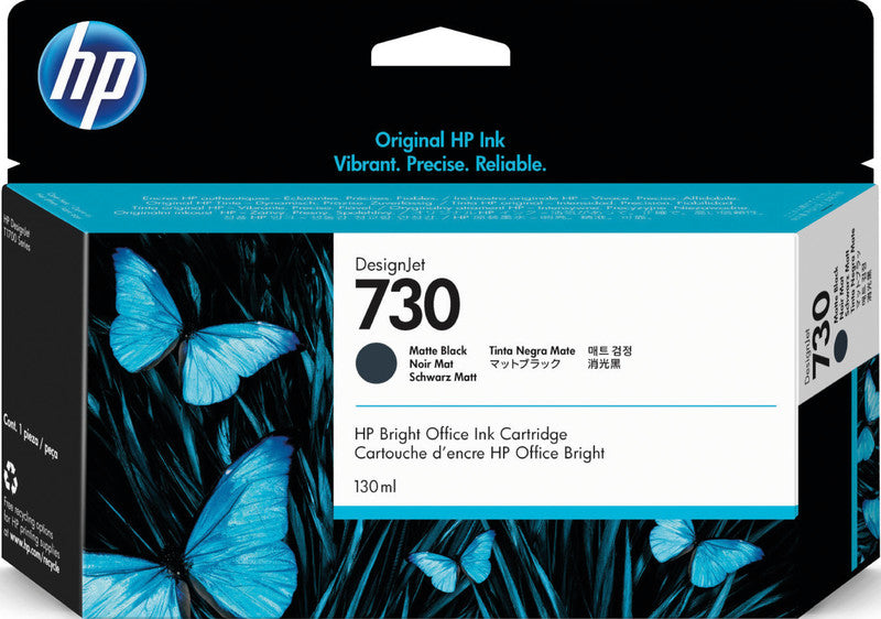 HP Tintenpatrone 730, Schwarz, 130 ml